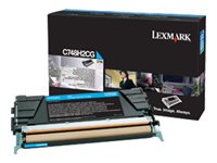 [C748H2CG] Lexmark Hohe Ergiebigkeit - Cyan - original