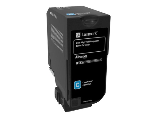 [74C2HCE] Lexmark Hohe Ergiebigkeit - Cyan - original