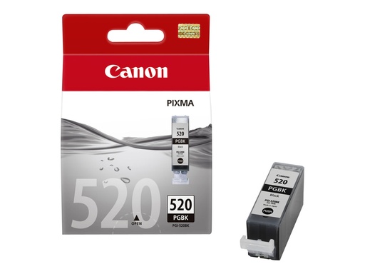 [2932B001] Canon PGI-520BK Tinte Schwarz - Foto schwarz - Tinte auf Farbstoffbasis - 1 Stück(e) - 341 Seiten