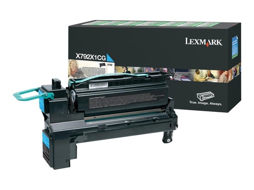 [X792X1CG] Lexmark Besonders hohe Ergiebigkeit - Cyan