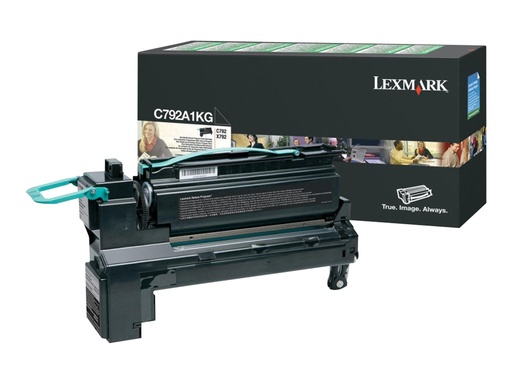 [C792A1KG] Lexmark Schwarz - original - Tonerpatrone LCCP