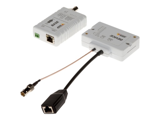 [01489-001] Axis T8645 PoE+ Over Coax Compact - Kit - Medienkonverter