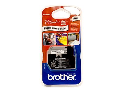 [MK231BZ] Brother M-K231BZ - Schwarz auf Weiß - Rolle (1,2 cm x 8 m)