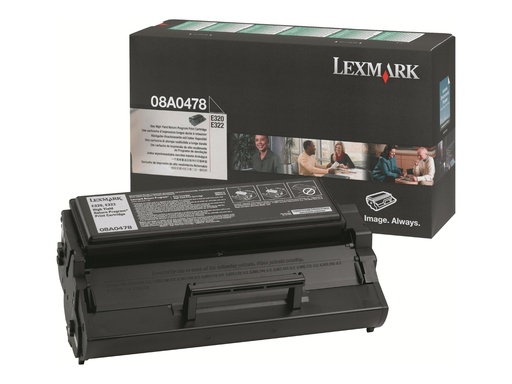 [08A0478] Lexmark Hohe Ergiebigkeit - Schwarz - original