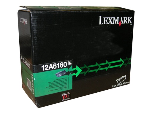 [12A6160] Lexmark Schwarz - original - wiederhergestellt