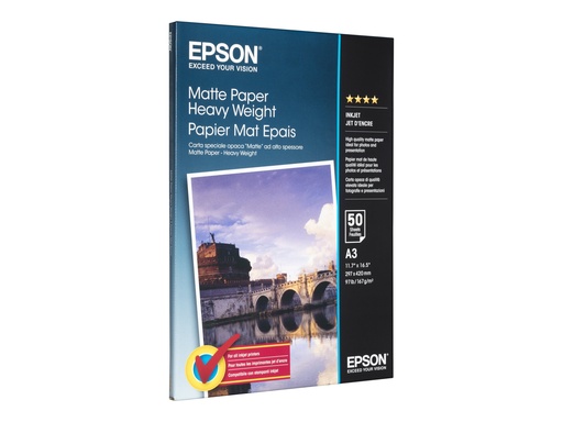 [C13S041261] Epson Matt - A3 (297 x 420 mm) - 167 g/m² - 50 Blatt Papier