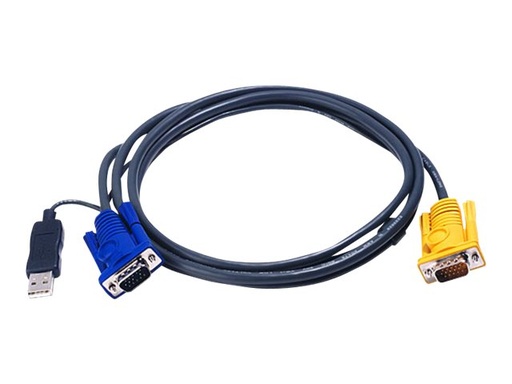 [2L-5206UP] ATEN 2L-5206UP - Video- / USB-Kabel - 15-polig SPHD (M)