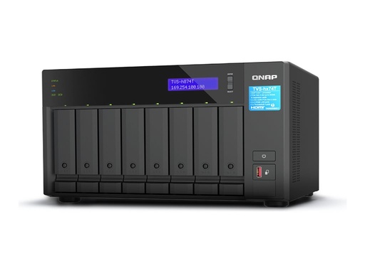 [TVS-H874T-I9-64G] QNAP TVS-h874T - NAS-Server - 8 Schächte - SATA