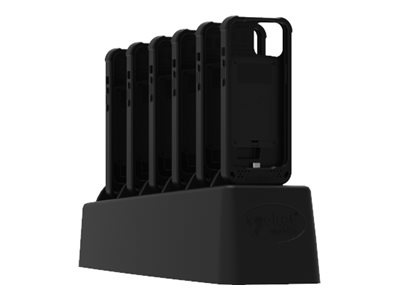 [CX4208-3290] Socket Mobile DuraSled DS800 - Mit 6 Bay-Ladegerät - Barcode-Scanner - Begleiter - Linear-Imager - Bluetooth 2.1 EDR (Packung mit 6)