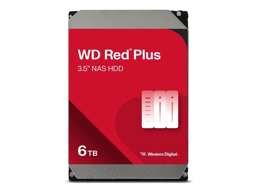 [WD60EFPX] WD Red Plus WD60EFPX - Festplatte - 6 TB - intern - 3.5" (8.9 cm)