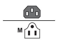 [4L67A08362] Lenovo Stromkabel - power IEC 60320 C13 zu power JIS C 8303 (M)