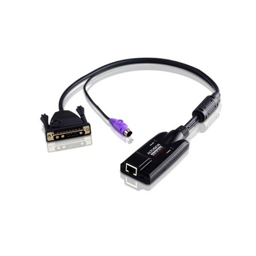 [KA7130-AX] ATEN KA7130 - Schwarz - 13W3 + PS/2 - RJ-45 - Männlich/Weiblich - Kunststoff - 120 g