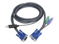 [2L-5502UP] ATEN Intelligent KVM Cable 2L-5502UP - Tastatur- / Video- / Maus- (KVM-)
