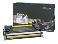 [C736H2YG] Lexmark Hohe Ergiebigkeit - Gelb - original