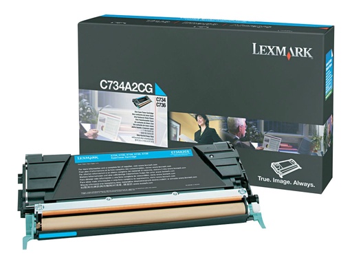 [C734A2CG] Lexmark Cyan - original - Tonerpatrone LCCP