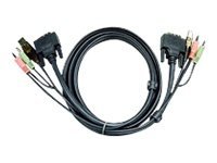 [2L-7D03UI] ATEN 2L-7D03UI - Video- / USB- / Audio-Kabel - USB, mini-phone stereo 3.5 mm, DVI-D (M)