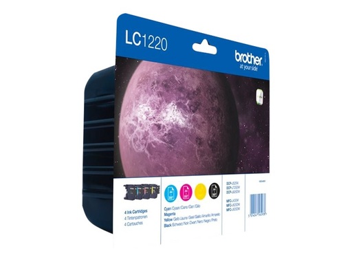 [LC1220VALBP] Brother LC1220VALBP - 4er-Pack - Schwarz, Gelb