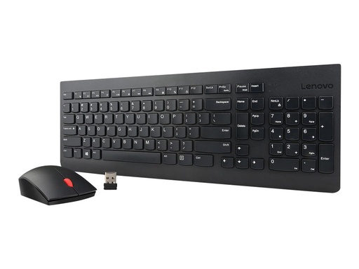 [4X30M39472] Lenovo Essential Wireless Combo - Tastatur-und-Maus-Set - kabellos - 2.4 GHz - Deutsch - für S510; ThinkCentre M700; M71X; M810; M910; ThinkPad L470; T470; X1 Carbon (5th Gen)