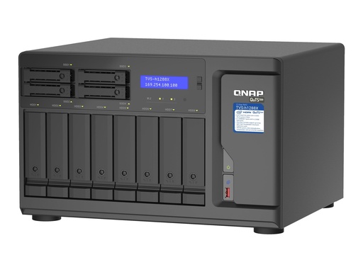 [TVS-H1288X-W1250-16G] QNAP TVS-h1288X - NAS-Server - 12 Schächte