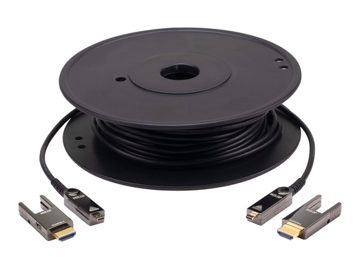 [VE7834A-AT] ATEN VE7834A - Hohe Geschwindigkeit - HDMI-Kabel mit Ethernet - 19 pin micro HDMI Type D männlich zu 19 pin micro HDMI Type D männlich - 60 m - Geschützter Hybridkupfer/Faseroptik - Plenum, Active Optical Cable (AOC)