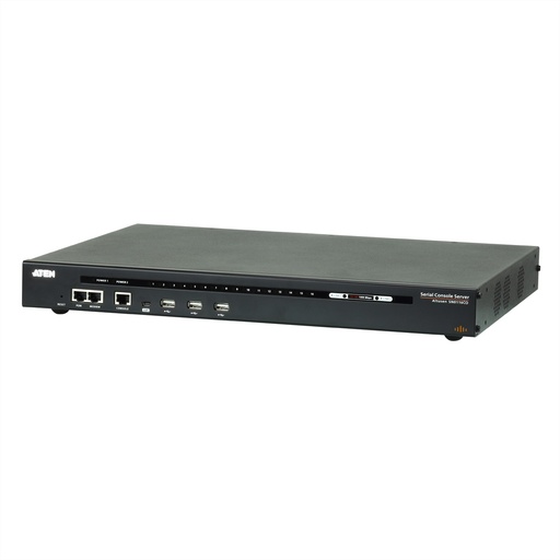[SN0116CO-AX-G] ATEN 16-Port Serieller Konsolen Server mit Dual-Strom/LAN - RJ-45/Mini-USB - 329,8 x 437,2 x 44 mm - 5,29 kg - AC - 100 - 240 V - 50 / 60 Hz