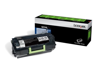 [52D0HAL] Lexmark 520HAL - Schwarz - original - Tonerpatrone