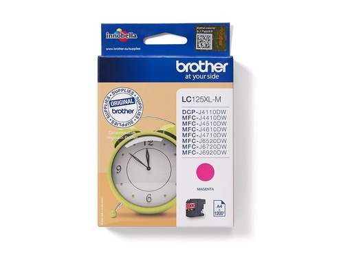 [LC125XLM] Brother LC125XLM - Sehr hohe Ergiebigkeit - Magenta
