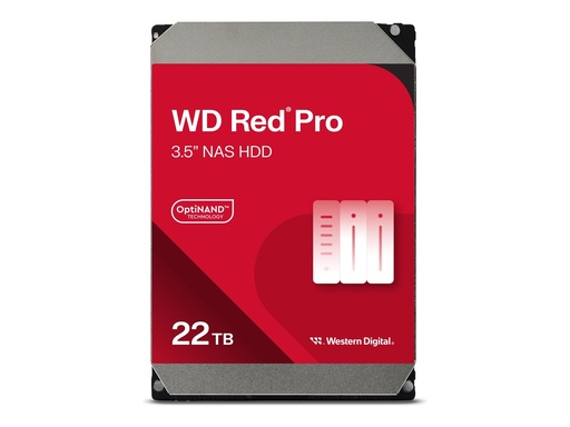 [WD221KFGX] WD Red Pro WD221KFGX - Festplatte - 22 TB - intern - 3.5" (8.9 cm)