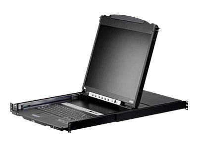 [CL5816N] ATEN Slideaway CL5816N - KVM-Konsole mit KVM-Switch - 16 Anschlüsse - PS/2, USB - German QWERTZ - 48.3 cm (19")
