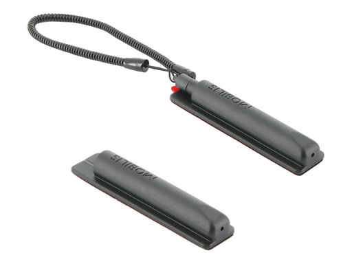 [001080] Mobilis Stiftsatz für Barcode-Scanner, Tablet, Tablet-Schutzhülle, Handy, Mobiltelefon-Schutzhülle - selbstklebend, universal - Schwarz (Packung mit 10)