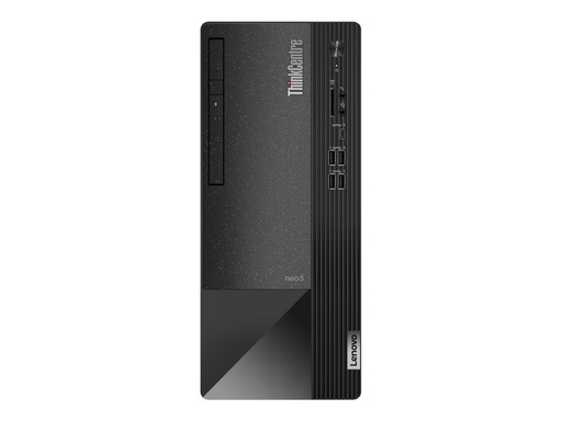 [11SE00KSGE] Lenovo ThinkCentre neo 50t 11SE - Tower - Core i3 12100 / 3.3 GHz - RAM 8 GB - SSD 256 GB - TCG Opal Encryption 2, NVMe - DVD-Writer - UHD Graphics 730 - 1GbE - Win 11 Pro - Monitor: keiner - Tastatur: Deutsch - schwarz (Gehäuse)