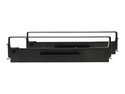 [C13S015646] Epson Dualpack - Schwarz - Farbband - für LQ