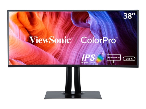[VP3881A] ViewSonic ColorPro VP3881a - LED-Monitor mit KVM-Switch - gebogen - 1 Anschlüsse - 96.5 cm (38")
