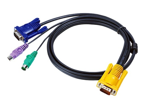 [2L-5202P] ATEN 2L-5202P - Tastatur- / Video- / Maus- (KVM-)