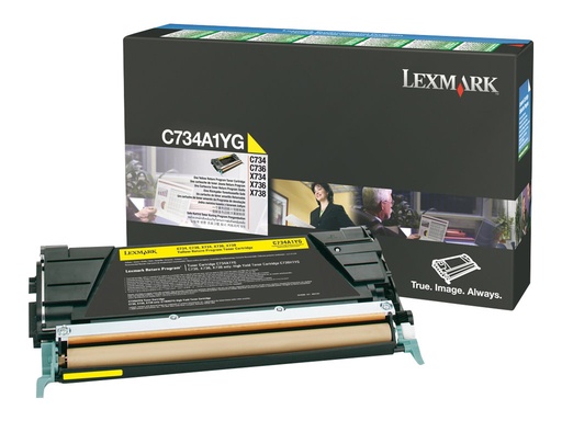 [C734A1YG] Lexmark Gelb - original - Tonerpatrone LCCP