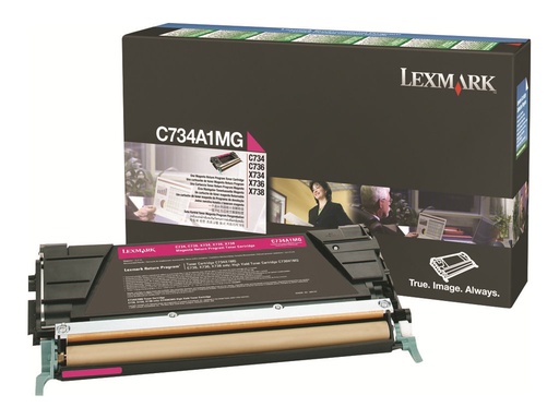 [C734A1MG] Lexmark Magenta - original - Tonerpatrone LCCP