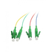 [S215598] Synergy 21 LWL-Pigtail-LC APC 9/125u. OS2 4-Pack farbig - Kabel - 1,5 m