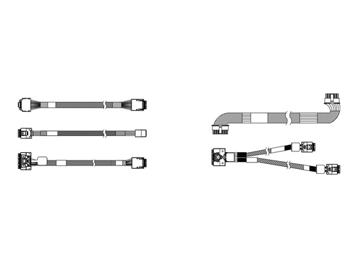 [4X97A83824] Lenovo Speicherkabelkit - für 4 x 3,5" SAS/SATA