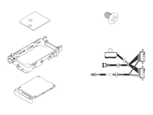 [4XF7A80355] Lenovo ThinkSystem SD650, SD650-I, SD650-N V3 7mm Storage O - Lenovo ThinkSystem SD650