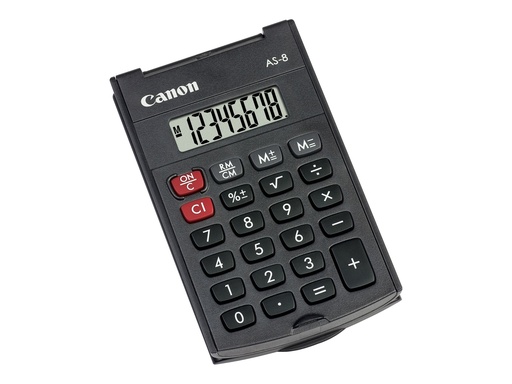 [4598B001] Canon AS-8 - Taschenrechner - 8 Stellen - Dunkelgrau