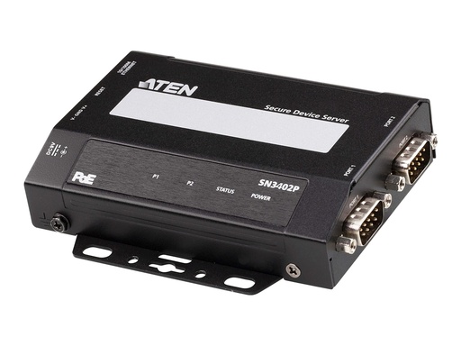 [SN3402P] ATEN SN3402P - Geräteserver - mit PoE - 2 Anschlüsse