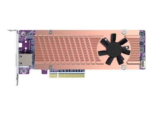 [QM2-2P410G2T] QNAP QM2-2P410G2T - Speicher-Controller mit 2 x 10GBASE-T Ports - M.2 - PCIe 4.0 x4 (NVMe)