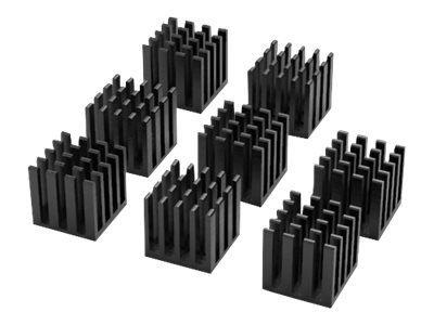 [HS-M2SSD-06] QNAP HS-M2SSD-06 - Solid State Drive Kühlkörper - Schwarz (Packung mit 8)
