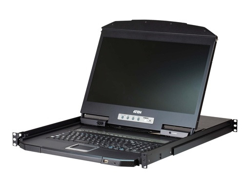 [CL3116NX D] ATEN CL3116NX - KVM-Konsole mit KVM-Switch - 16 Anschlüsse - PS/2, USB - 47 cm (18.5")