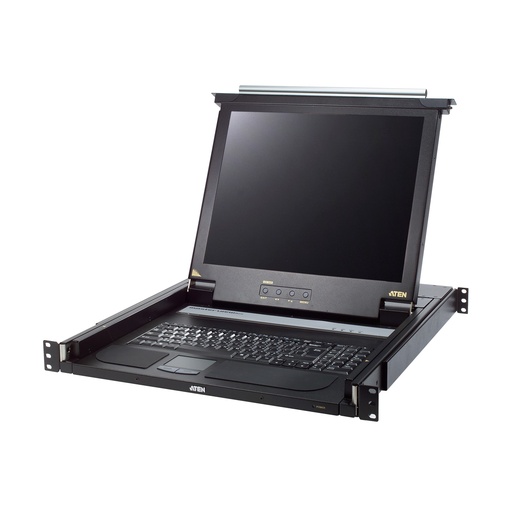 [CL1000N-AT-XG] ATEN LCD Console 1-Port KVM-Konsole - PS/2 PS/2, VGA
