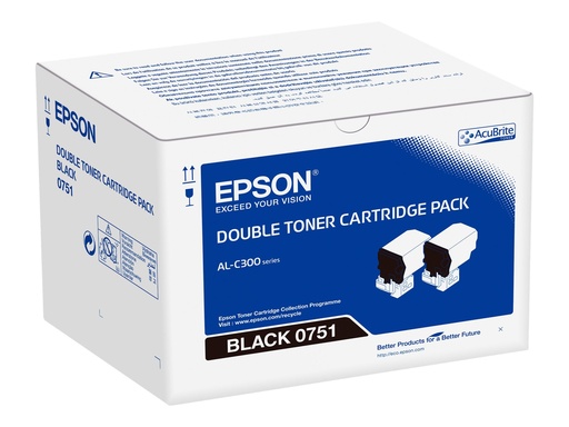 [C13S050751] Epson 2er-Pack - Schwarz - original - Tonerpatrone