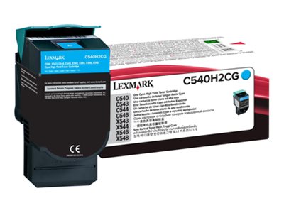 [C540H2CG] Lexmark Hohe Ergiebigkeit - Cyan - original