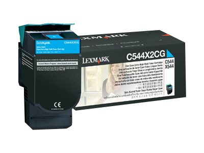 [C544X2CG] Lexmark Besonders hohe Ergiebigkeit - Cyan
