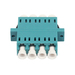 [S215690] Synergy 21 LWL-Kupplung LC-Buchse/LC-Buchse 50/125u Multimode OM3 aqua Quad PVC mit - Multimode-Faser