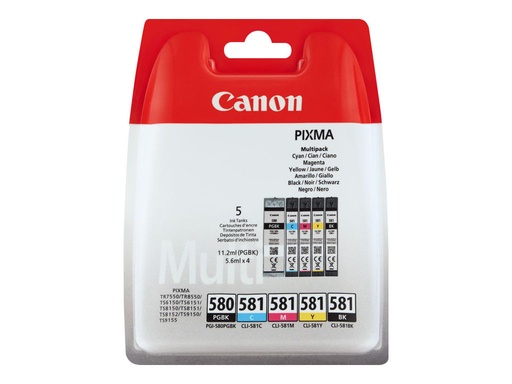 [2078C005] Canon PGI-580 PGBK/CLI-581 CMYBK Multipack